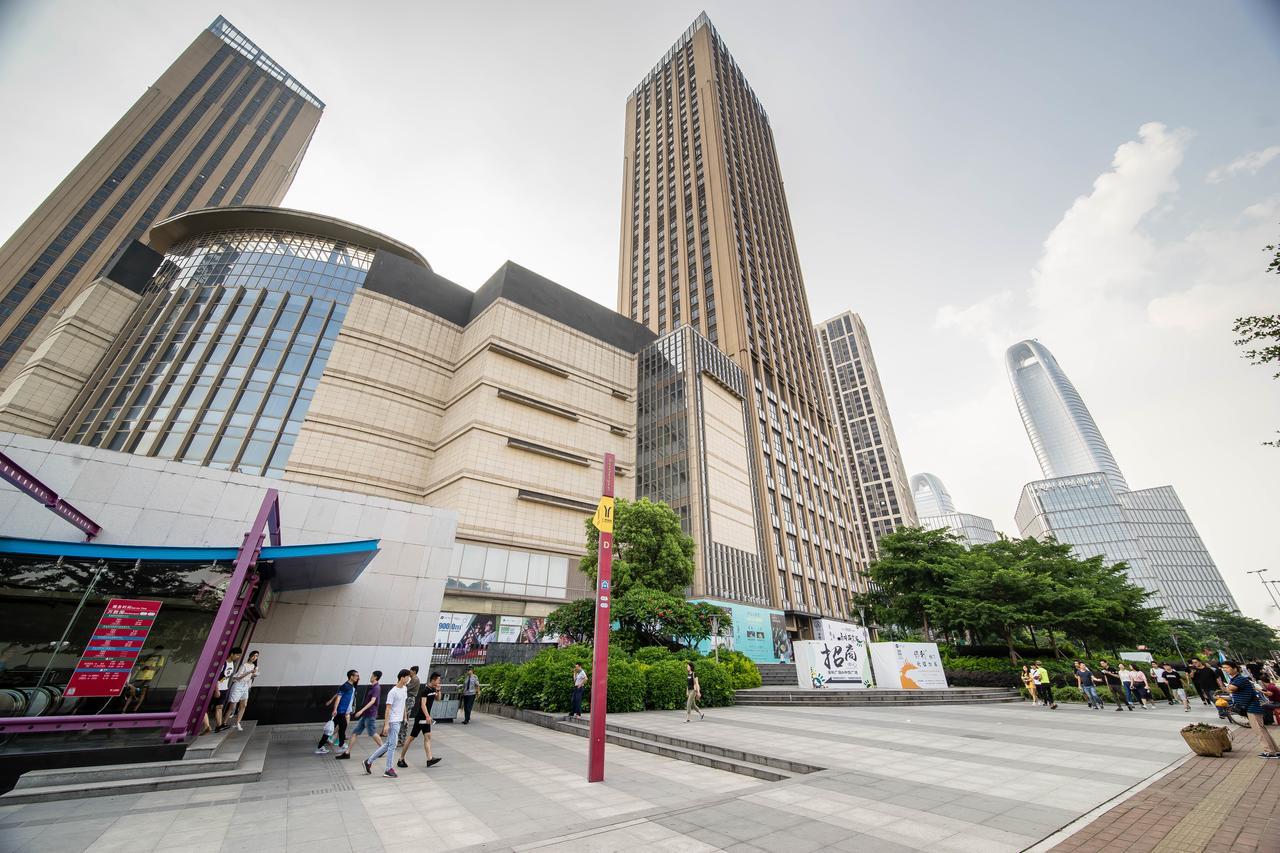Pazhou Laiste International Aparthotel Canton Fair Complex Branch Exteriör bild